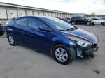 2016 Hyundai Elantra Se Синий vin: 5NPDH4AE5GH701089