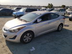 2016 Hyundai Elantra Se Silver vin: 5NPDH4AE5GH709676