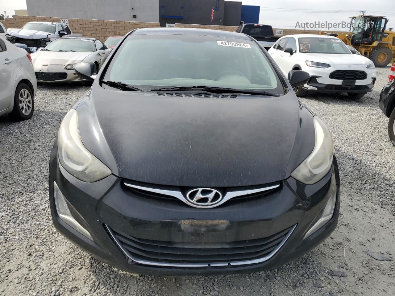 2016 Hyundai Elantra Se Черный vin: 5NPDH4AE5GH709967