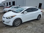 2016 Hyundai Elantra Se White vin: 5NPDH4AE5GH719849