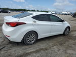 2016 Hyundai Elantra Se White vin: 5NPDH4AE5GH719849