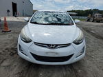 2016 Hyundai Elantra Se White vin: 5NPDH4AE5GH719849