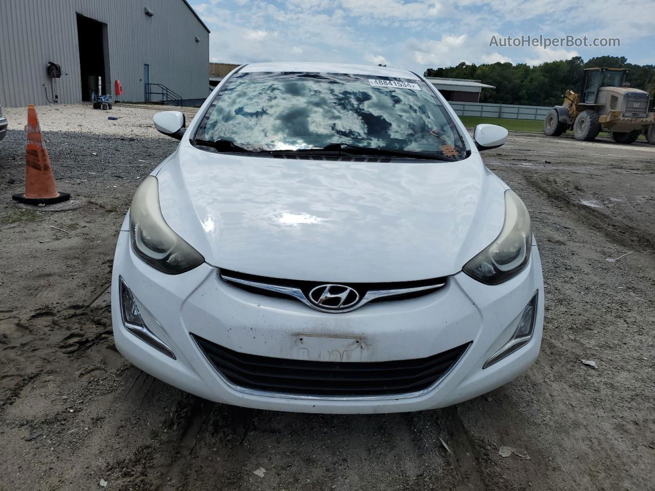 2016 Hyundai Elantra Se Белый vin: 5NPDH4AE5GH719849