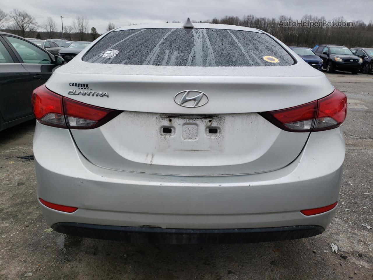 2016 Hyundai Elantra Se Silver vin: 5NPDH4AE5GH731581