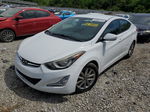 2016 Hyundai Elantra Se White vin: 5NPDH4AE5GH737445