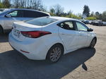 2016 Hyundai Elantra Se White vin: 5NPDH4AE5GH740104