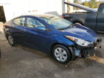 2016 Hyundai Elantra Se Blue vin: 5NPDH4AE5GH740734