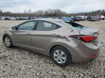 2016 Hyundai Elantra Se Золотой vin: 5NPDH4AE5GH744721