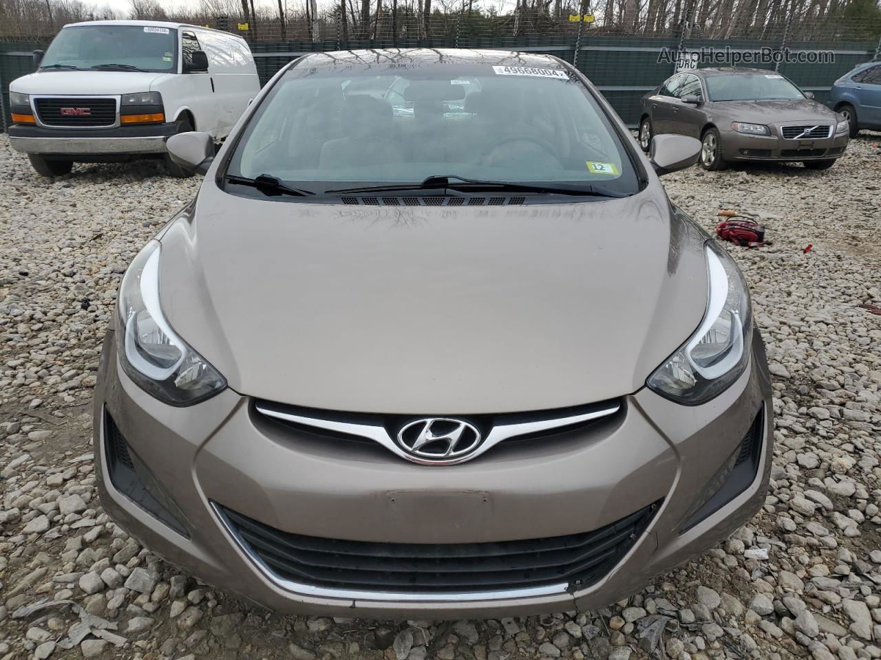 2016 Hyundai Elantra Se Gold vin: 5NPDH4AE5GH744721