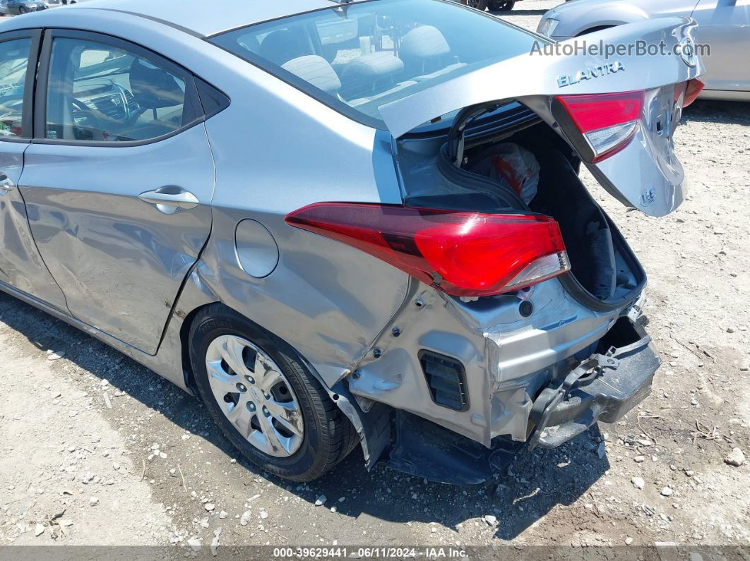 2016 Hyundai Elantra Se Silver vin: 5NPDH4AE5GH746663