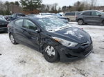 2016 Hyundai Elantra Se Black vin: 5NPDH4AE5GH772079