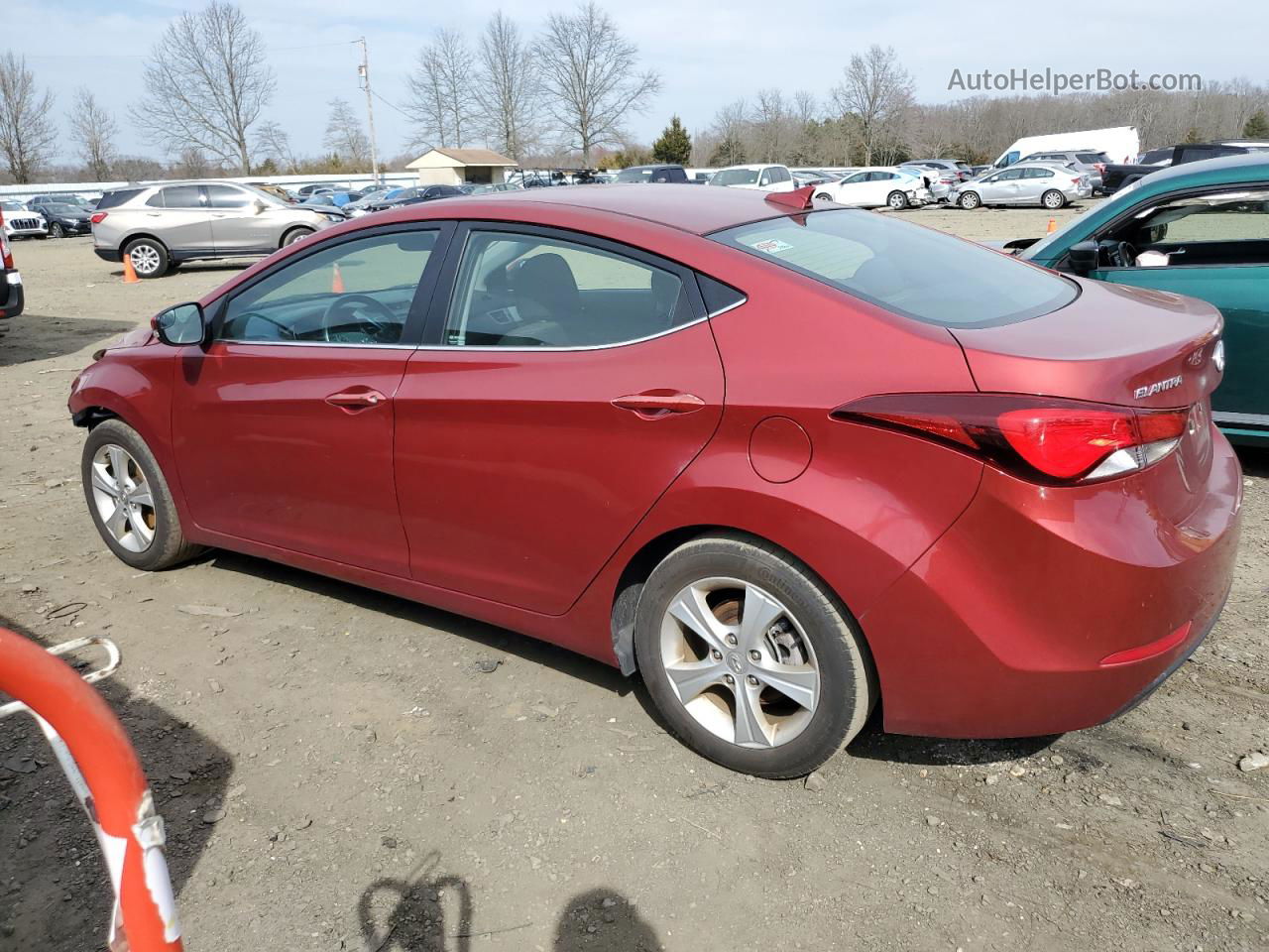 2016 Hyundai Elantra Se Красный vin: 5NPDH4AE5GH773829