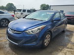 2016 Hyundai Elantra Se Blue vin: 5NPDH4AE5GH781669