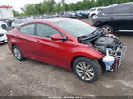 2016 Hyundai Elantra Se Red vin: 5NPDH4AE5GH789061