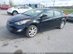 2011 Hyundai Elantra Limited Black vin: 5NPDH4AE6BH003955