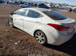 2011 Hyundai Elantra Limited White vin: 5NPDH4AE6BH011831