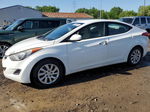 2011 Hyundai Elantra Gls White vin: 5NPDH4AE6BH029892