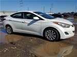 2011 Hyundai Elantra Gls White vin: 5NPDH4AE6BH029892