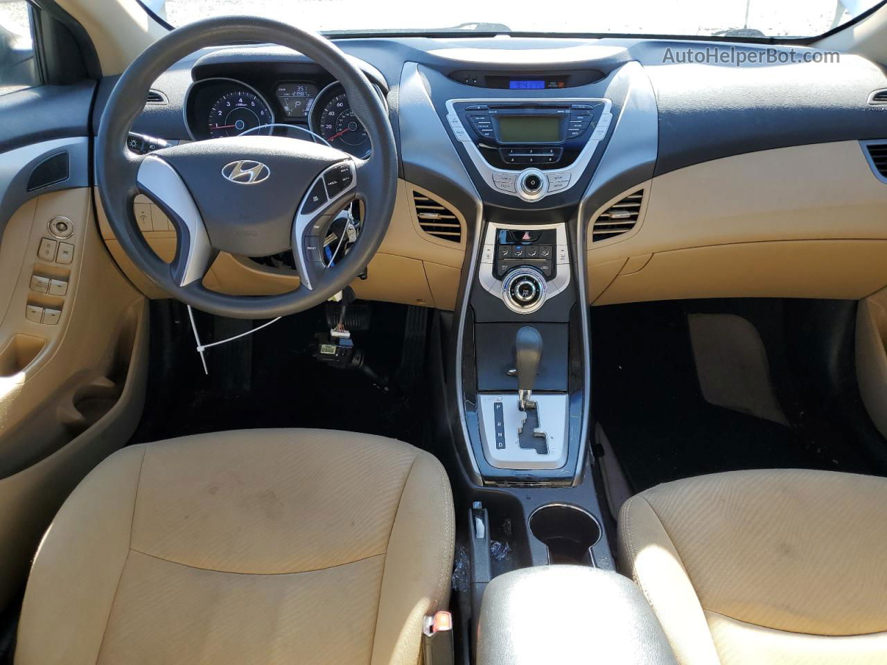 2011 Hyundai Elantra Gls Белый vin: 5NPDH4AE6BH029892