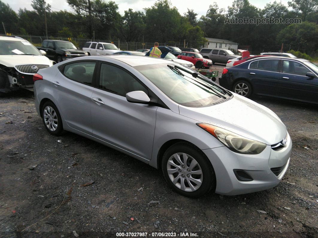 2011 Hyundai Elantra Gls Серебряный vin: 5NPDH4AE6BH044988