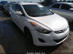 2012 Hyundai Elantra Gls White vin: 5NPDH4AE6CH068189