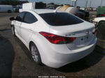 2012 Hyundai Elantra Gls White vin: 5NPDH4AE6CH068189