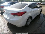 2012 Hyundai Elantra Gls Белый vin: 5NPDH4AE6CH068189