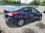 2012 Hyundai Elantra Gls Purple vin: 5NPDH4AE6CH071996