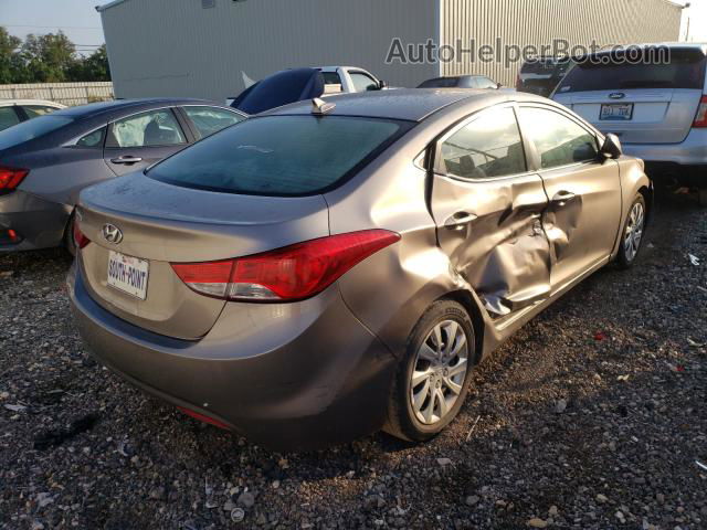 2012 Hyundai Elantra Gls Желто-коричневый vin: 5NPDH4AE6CH079791