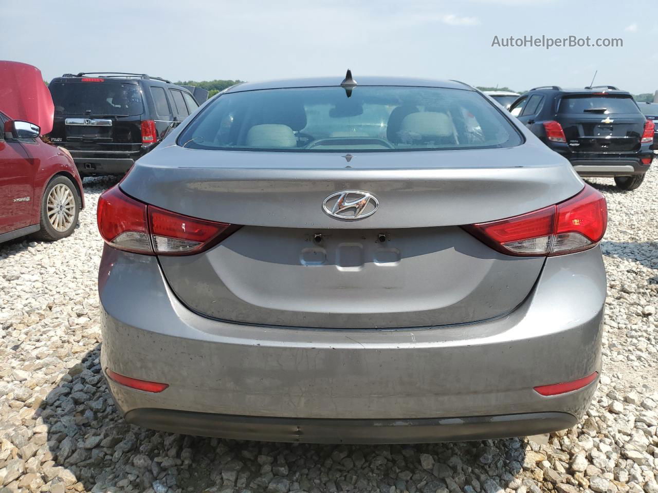 2012 Hyundai Elantra Gls Gray vin: 5NPDH4AE6CH081833