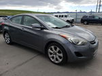 2012 Hyundai Elantra Gls Gray vin: 5NPDH4AE6CH086868