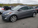 2012 Hyundai Elantra Gls Gray vin: 5NPDH4AE6CH086868