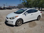 2012 Hyundai Elantra Gls White vin: 5NPDH4AE6CH123403