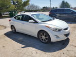 2012 Hyundai Elantra Gls White vin: 5NPDH4AE6CH123403