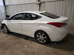 2012 Hyundai Elantra Gls White vin: 5NPDH4AE6CH131386