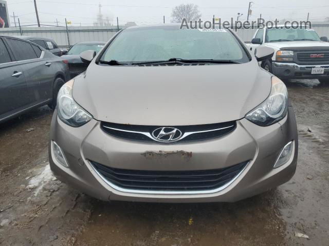 2013 Hyundai Elantra Gls Tan vin: 5NPDH4AE6DH161697