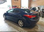 2013 Hyundai Elantra Limited Синий vin: 5NPDH4AE6DH183585