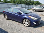 2013 Hyundai Elantra Gls Blue vin: 5NPDH4AE6DH195896