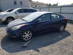 2013 Hyundai Elantra Gls Blue vin: 5NPDH4AE6DH195896