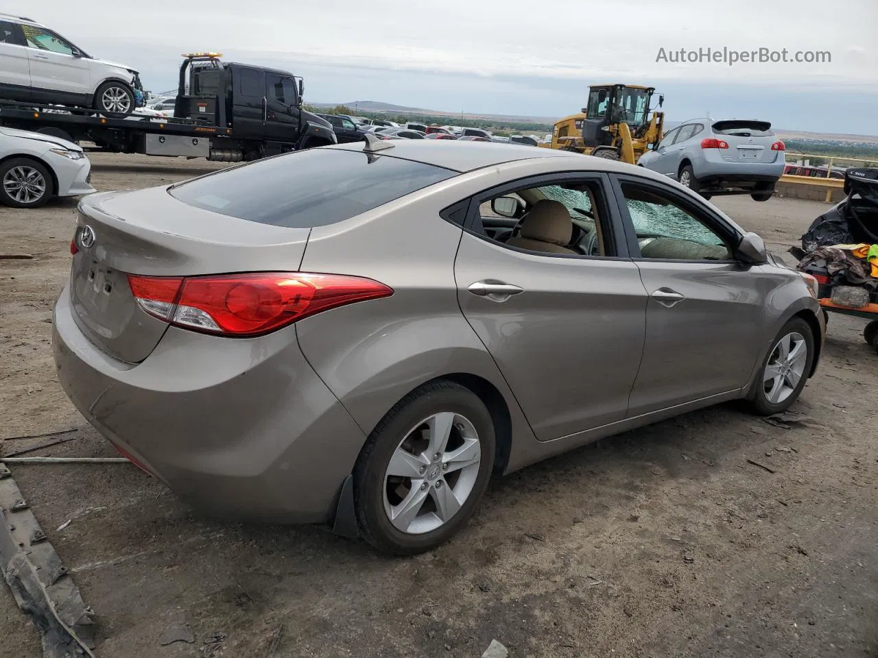 2013 Hyundai Elantra Gls Gold vin: 5NPDH4AE6DH254476