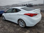 2013 Hyundai Elantra Gls White vin: 5NPDH4AE6DH301358