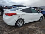 2013 Hyundai Elantra Gls White vin: 5NPDH4AE6DH301358