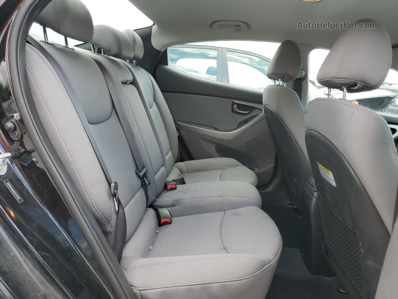 2013 Hyundai Elantra Gls Черный vin: 5NPDH4AE6DH344193