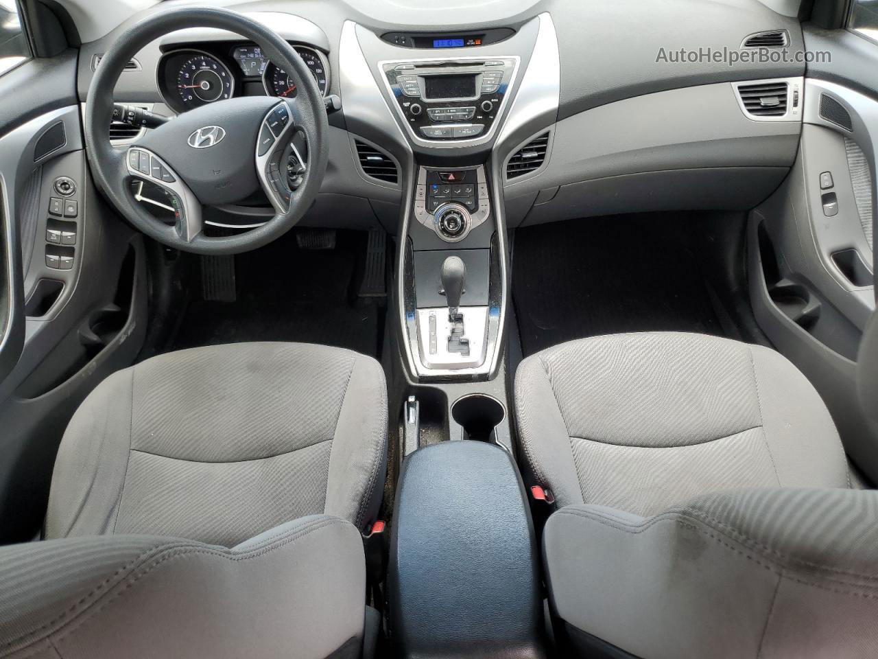 2013 Hyundai Elantra Gls Черный vin: 5NPDH4AE6DH344193