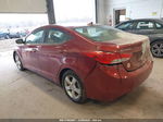 2013 Hyundai Elantra Gls Red vin: 5NPDH4AE6DH353704