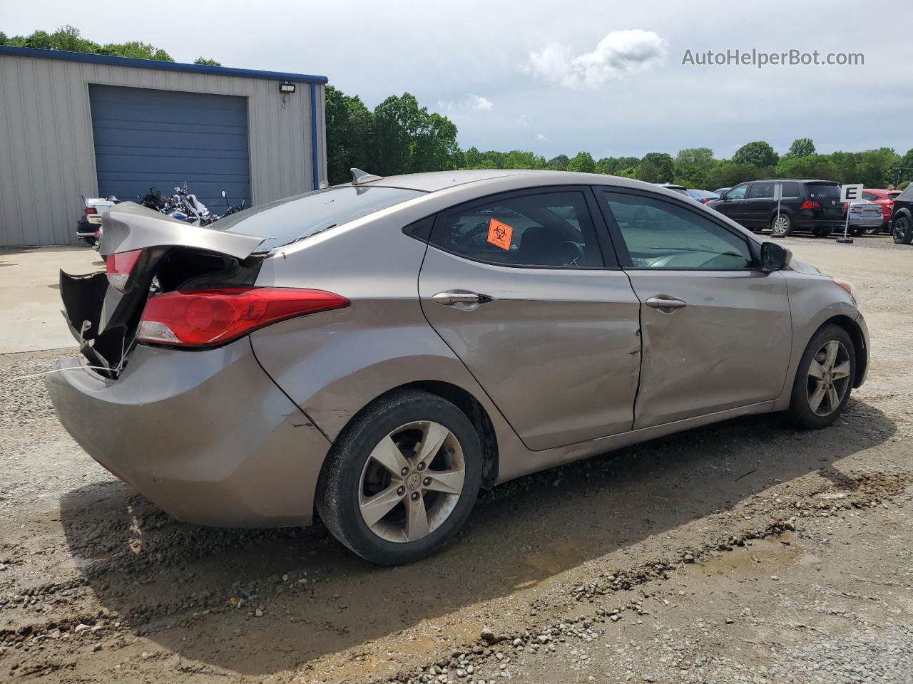 2013 Hyundai Elantra Gls Tan vin: 5NPDH4AE6DH354254