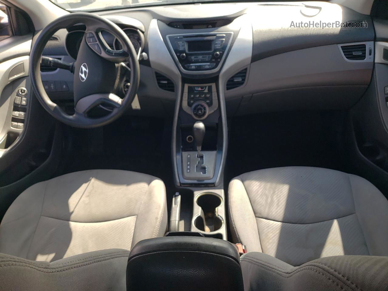 2013 Hyundai Elantra Gls Silver vin: 5NPDH4AE6DH369448
