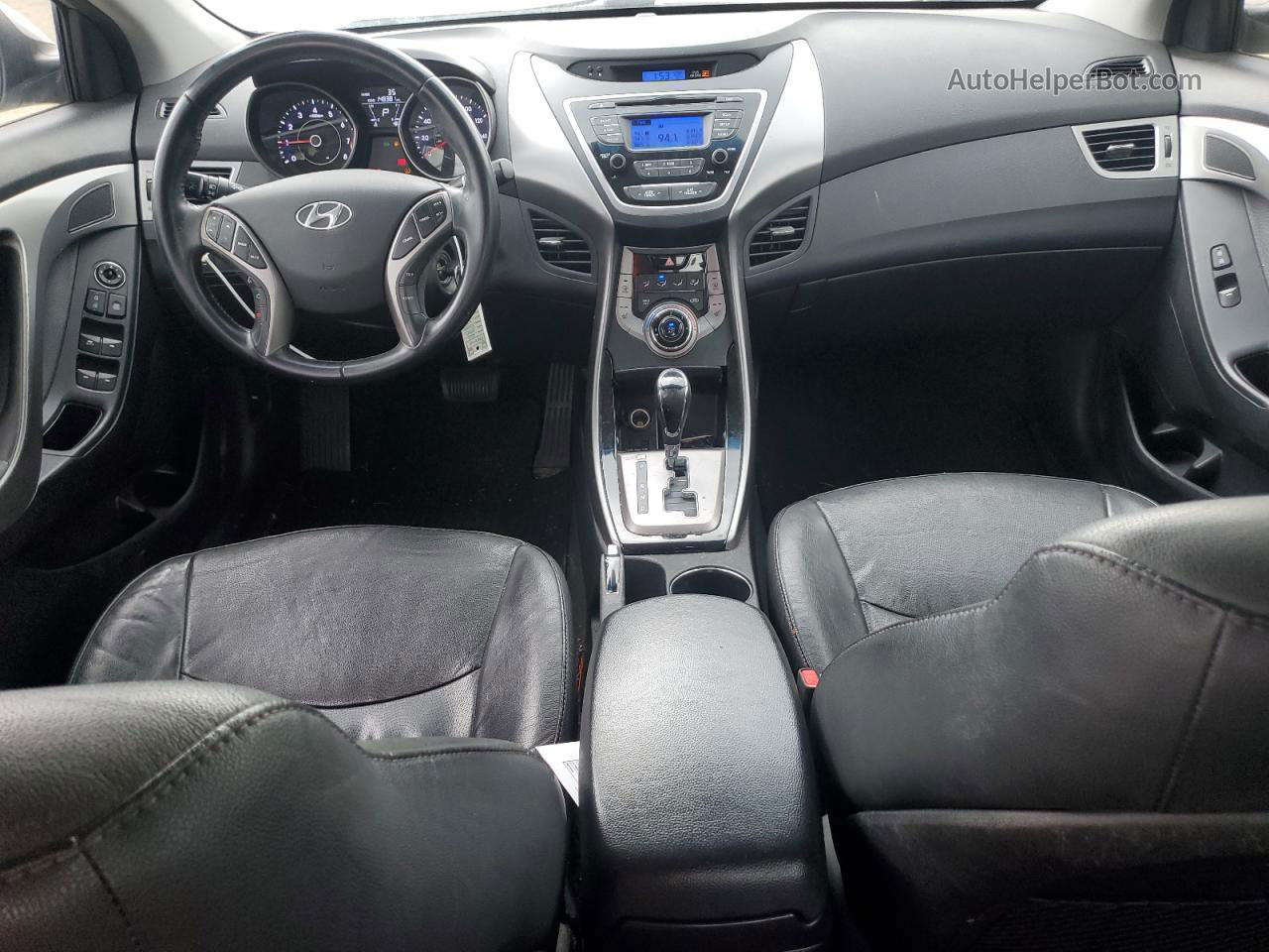 2013 Hyundai Elantra Gls Серебряный vin: 5NPDH4AE6DH393829