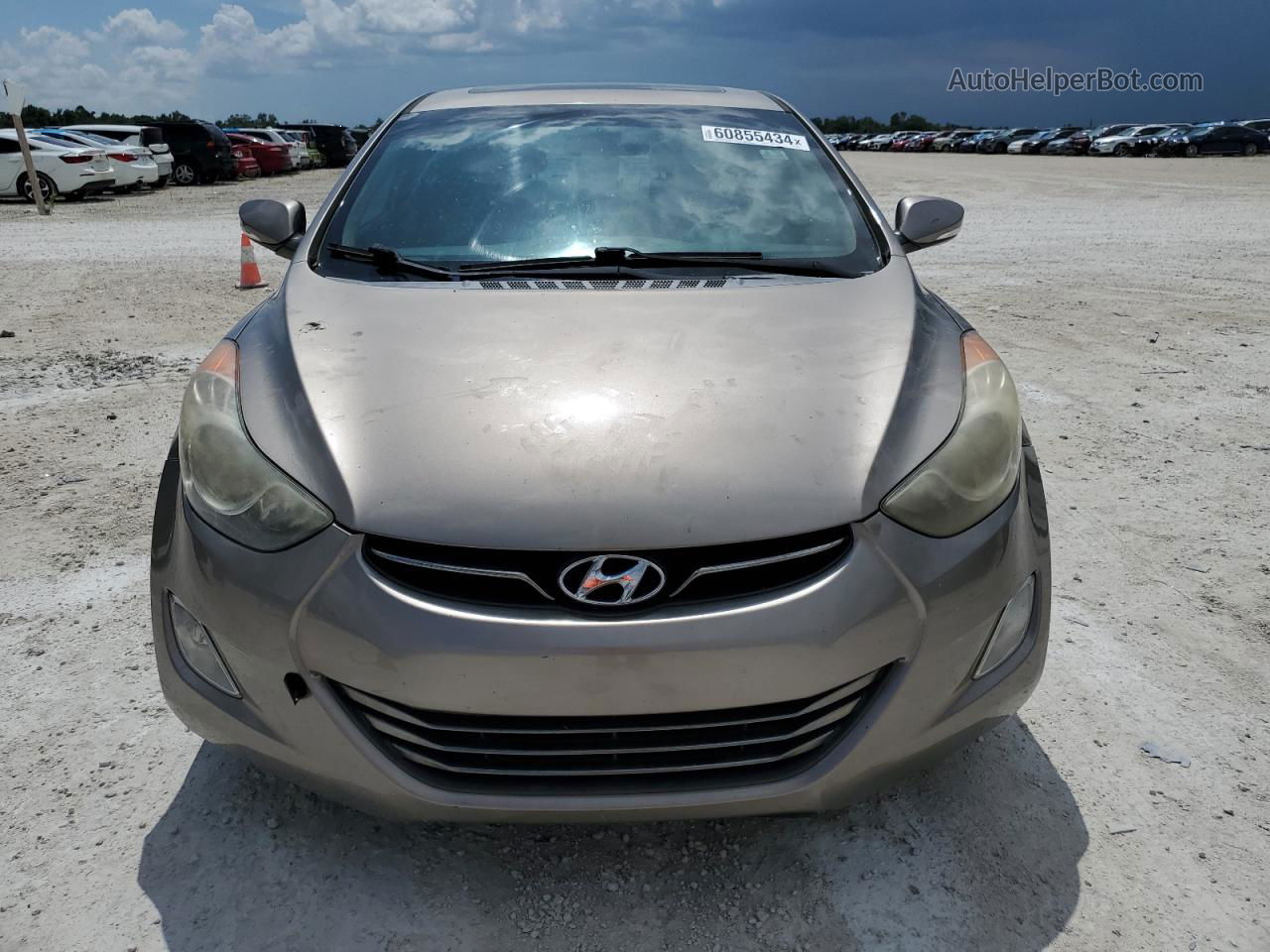 2013 Hyundai Elantra Gls Золотой vin: 5NPDH4AE6DH399226