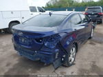 2013 Hyundai Elantra Gls Blue vin: 5NPDH4AE6DH416512